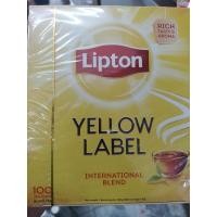 ราคา ชาลิปตัน 100 ซอง ขนาดน้ำหนักกล่อง 200 g Lipton Yellow Label 200 g (21903985576)