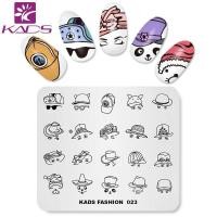 ราคา Kads เล็บปั๊มแผ่นแฟชั่นเล็บแสตมป์แม่แบบ DIY ภาพแม่แบบเล็บปั๊มแผ่นลายฉลุเครื่องมือ fa023 (684756054)