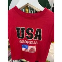 ราคา เสื้อครอปแขนสั้นสกรีนลายusa มี 6สี ม่วง เขียวนีออน ขาว เหลือง ดำ ส้ม แดง พร้อมส่ง (18492629982)