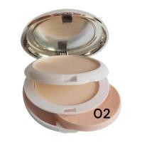 ราคา แป้งยาฟู ตลับดอกไม้ 2 ชั้น สีเงิน Yafu No 1113 (21909439562)