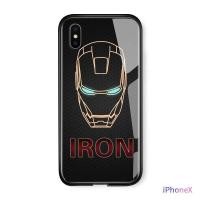 ราคา สำหรับ iPhone X XS XR XS MAX 5 5S SE 6 6 S 7 8 PLUS Case MARVEL กัปตันอเมริกาไอรอนแมน Spiderman ปลอกกันกระแทกกระจกเทมเปอร์กรณีฝาหลัง (756518535)