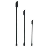 ราคา ใหม่ซิลิโคนไม้พายเคล็ดลับมินิสองหัวเครื่องสำอางครีมไม้พายแยมเค้กครีมไม้พายชุด3ชิ้น (21739930032)