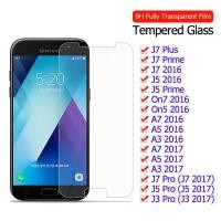 ราคา 9H ป้องกันกระจกนิรภัยสำหรับ Samsung Galaxy J7 Plus A3 A5 A7 2017 On5 On7 2016 J3 J5 Pro J7 Prime กระจกนิรภัยหน้าจอ Protector Glass ฟิล์มด้านหน้า (10424567778)