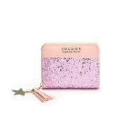 ราคา GC 313 กระเป๋าสตางค์ใบสั้น ลายกากเพชรน่ารัก (21232740776)