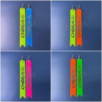 ราคา ราคาต่อชิ้น 1ชิ้น มี2สี ริบบิ้นห้อยท้ายรถ ป้ายห้อยท้ายรถ สะท้อนแสง มีหลายรุ่น (17827321266)