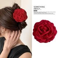 ราคา ที่หนีบผมรูปดอกกุหลาบแฟชั่นฝรั่งเศสสำหรับผู้หญิงที่หนีบคลิปผมดอกไม้ (21500834737)