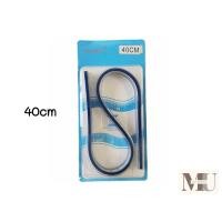 ราคา ไม้บรรทัดกระดูกงู ไม้บรรทัดโค้ง Zhonghui เเบบนิ่ม ยืดหยุ่นอเนกประสงค์ ดัดโค้ง งอได้ มีสเกล (20458503821)