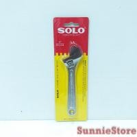 ราคา SOLO No 624 ประแจเลื่อน โซโล 6 12 นิ้ว กุญแจเลื่อน Adjustable Wrench (15491297283)