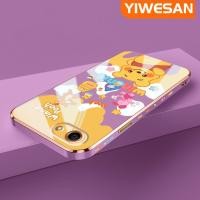 ราคา YIWESAN เคสสำหรับ OPPO A83 A71 A71K A37 A39 A57 A57T ลายการ์ตูนน่ารักวินนี่ช้อนส้อมมีดหมีพูห์ชุบหรูหราเคสมือถือขอบสี่เหลี่ยมใหม่เคสซิลิโคนแบบนุ่มป้องกันเลนส์กล้องฝาครอบกันกระแทก (20825926628)