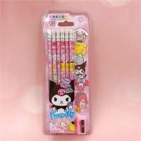ราคา เครื่องเขียน ลาย sanrio ดินสอไม้ ยางลบ เทปลบคำผิด สีไม้ (16500621311)