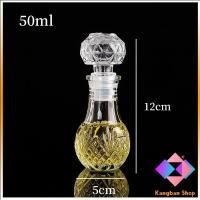 ราคา KANGBAN ขวดแก้วจิ๋วสีใส ขวดเหล้า ขวดวิสกี้ ขวดคริสตัล โหลของขวัญ ขวดน้ำหอม Glass bottle (21903728804)