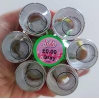 ราคา คอนแทคเลนส์ บิ๊กอาย รุ่น Solo สีเทา ตาล Gray Brown มีค่าสายตา 0 00 7 50 เปลี่ยนแทนทุกเดือน (18495279304)
