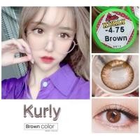 ราคา คอนแทคเลนส์ รุ่น Mini Kurly Furby สีเทา ตาล Gray Brown ค่าสายตา 0 00 10 00 (18331161547)