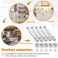 ราคา Furniture Cam Fitting with Dowel and Pre Inserted Nut Set of 5 (21763492634)