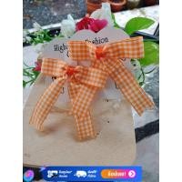 ราคา ขายเป็นคู่ โบว์ลายสก๊อตชั้นเดียว โบว์กิ๊ฟ โบว์นักเรียน โบว์ติดผม กิ๊บติดผมเด็ก โบว์ขายเป็นคู่ (15630035155)