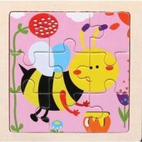ราคา Wooden 3D Jigsaw Puzzle Cartoon Animal Mainan Puzzle Educational Toys For Toddler Mini Jigsaw Puzzle (21495623676)