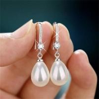 ราคา Fashion Earrings For Women Elegant Wedding Earrings Imitation Pearl Earrings Elegant Fashion Jewelry Water Drop Earrings (20718942749)