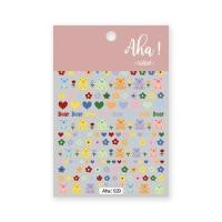 ราคา สติกเกอร์ติดเล็บ Ahaพี่หมีเกาหลี (11747128137)