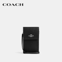 ราคา COACH กระเป๋าสะพายข้างรุ่น North South Phone Crossbody CM235 SVDTV สีดำ (21629149197)