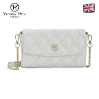 ราคา VICTORIA HYDE London กระเป๋าผู้หญิงสลิงผู้หญิงมุกเล็กเพชรกระเป๋าสะพายไหล่กระเป๋าโซ่หนังแท้ (20626974722)