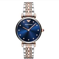 ราคา พร้อมสต็อก Original Women Ladies Emporio Armani Blue Dial Silver Steel Watch AR11091 AR11092 AR1907 AR1926 32mm (21744108456)