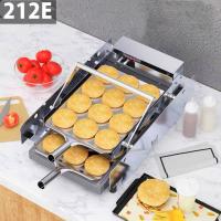 ราคา เครื่องทำเบอร์เกอร์ เครื่องทำแฮมเบอร์เกอร์เชิงพาณิช เครื่องปิ้งขนมปังทำแฮมเบอร์เกอร์Small hamburger machine (14357029798)