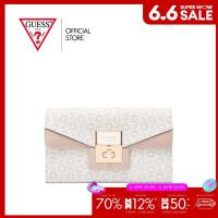 ราคา GUESS กระเป๋า รุ่น G9142238 MOONSTONE SLG FLAP CLUTCH สีขาว (21760121435)