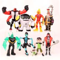 ราคา 9pcsset Ben PVC Action Figure 10 Ben Tennyson Four Arms Grey Matter Kineceleran Diamondhead Heatblast Kids Toys Gifts (11310576412)