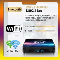 ราคา สมาร์ททีวีกล่อง Android 12 1 TV Box 8GB 128GB Amlogic S905X4 2 4G 5G Dual wifi Wifi Wifi Wifi Wifi 100M 4K ชุดกล่องด้านบน (21804832777)