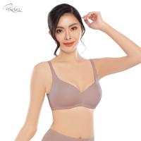 ราคา Presea บราไร้โครง แต่งลูกไม้ด้านหลัง Wireless Bra สีชมพูกุหลาบป่า MA1510 (11649737286)