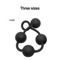 ราคา Big Beads Butt Plug Big Buttplug plug Dilator Play Pull Ring for Men Women (21494936372)