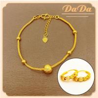 ราคา สร้อยข้อมือทอง 1 กรัม ทองคำแท้96 5 ลายต่างๆ ข้อมือทองแท้ ทอง แท้ หลุด จำนำ (21622980180)
