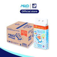 ราคา ยกลัง 10 แพ็ค MILD มายด์ กระดาษทิชชูเช็ดหน้าโดราเอม่อนซอฟแพ็ค ห่อละ 170 แผ่น Facial Tissue Soft Pack (21892221087)