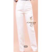 ราคา กางเกงขายาว ทรงกระบอกเล็ก ผ้าลินินแท้ 100 (4029712670)