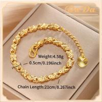 ราคา สร้อยข้อมือทองแท้ 96 5 ครึ่งสลึง 4 5 กรัม ลายทาโร่ 18k au750 ยาว 21 cm ทอง แท้ หลุด จำนำ (21566043663)