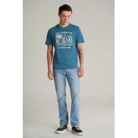 ราคา Mc jeans เสื้อยืดแขนสั้นผู้ชาย คอกลม สีฟ้าเข้ม MTSZC09 (21784763620)