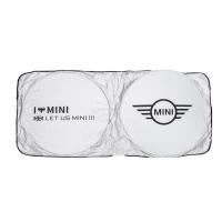ราคา ม่านบังแดด กระจกบังลม หน้า MINI COOPER ลาย LOGO MINI สามารถใส่ได้กับรถ MINI ทุกรุ่น R50 R52 R53 R55 R56 R57 R58 R59 R60 R61 F54 F55 F56 F57 F60 (13467762749)