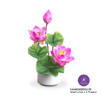 ราคา Handitop แจกันดอกบัวปลอม แจกันดอกบัวหลวงขนาดเล็กสำหรับตกแต่งหิ้งพระ โต๊ะหมู่บูชาที่มีขนาดพื้นที่ไม่ใหญ่มาก สินค้าเกรดพรีเมียม (16473820094)