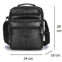 ราคา FD กระเป๋าหนังแท้ แบบสะพายไหล่ มีหูหิ้ว ใส่ IPad สำหรับสุภาพบุรุษ รุ่น MB 0510 0511 GL M3 159 MMB จากร้าน Flying Dragon Shop (21920787533)