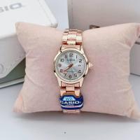 ราคา สินค้าขายดี นาฬิกาข้อมือ นาฬิกา ผญ แฟชั่น นาฬิกาCasio สีชมพู สีพิงค์ หวานละมุน ควอตซ์ กันน้ำ มีวันที่ ขนาด 35 MM สายเลส ตัดสายได้ตามขนาดข้อมือ (21257451539)