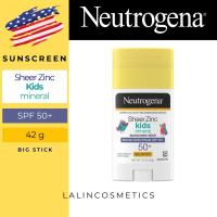 ราคา สติ๊กกันแดด Neutrogena Sheer Zinc Oxide Kids Mineral Sunscreen Stick Broad Spectrum SPF 50 Water Resistant 42g (20881977035)