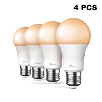 ราคา E Life Smart Store 1 2 4ชิ้น TUYA หลอดไฟไฟ LED CW E27 9W 220 240V หรี่แสงได้เย็นและอบอุ่นหลอดไฟอัจฉริยะเสียงชีวิตสมาร์ทแอปรีโมทคอนโทรลไฟกลางคืนควบคุมระบบการตั้งเวลาแบบอัจฉริยะทำงานร่วมกับ Alexa (19914