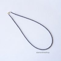 ราคา CHOKER สร้อยคอ หินแท้ ทรายเงิน เลือกขนาดเม็ดหิน และความยาวได้ โช๊คเกอร์ หิน silversand stone by siamonlineshop (21795749757)