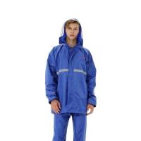 ราคา เสื้อกันฝน ชุดกันฝน มีแถบสะท้อนแสง รุ่น หมวกติดเสื้อ เสื้อกันฝนมอเตอร์ไซค์ผู้ชายผู้หญิง ชุดกันฝน มีแถบเรืองเเสง สีสันสดใส (19127695242)