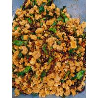 ราคา น้ำพริกกากหมูคุณยาย สูตรมันติดหนัง หอมกรอบอร่อย แบบโฮมเมด (20682540339)