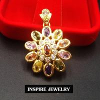 ราคา inspire jewelry จี้พลอยทับทิม จี้พลอยนพเก้า สวยงาม ปราณีต งานจิวเวลลี่ (21688608304)