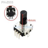 ราคา 1pc EC12 360 Degree Rotary Encoder RE12 Audio Encoder Coding 3Pin 5Pin 24 Position With Push Button Switch Handle 12 14 15 20mm (20366095280)