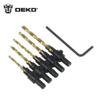 ราคา DEKO 1 4 HEX Shankหัวเจาะเหล็กความเร็วสูงWoodworkingหัวเจาะแกนหัวเจาะ (733374794)