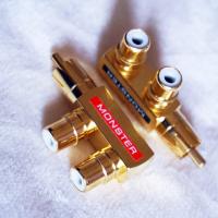 ราคา AV Audio Splitter RCA อะแดปเตอร์ RCA 1 ชาย 2 หญิง F CONNECTOR (19913551165)