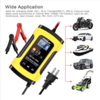 ราคา พร้อมส่ง เครื่องชาร์จแบตเตอรี่อัจฉริยะ FOXSUR 5A ชาร์จแบตเตอรี่ 12V เครื่องซ่อมแบตเตอรี่ รถยนต์ รถมอเตอร์ไซค์ แบตแห้ง (21887903653)